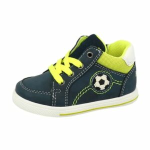 supremo Halbschuh navy-neon yellow