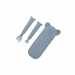 the cotton cloud Besteckset mit Etui Zoe the Koala smokey blue