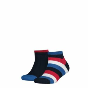 Tommy Hilfiger Socken KIDS BASIC STRIPE QUARTER Blau/Rot