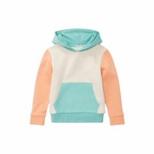 TOM TAILOR Hoodie Colorblock Dusty Green