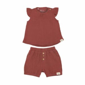 Sterntaler Set Shirt mit kurzer Hose hellrot