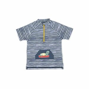 Sterntaler Kurzarm-Schwimmshirt Schildkröte marine