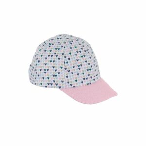 Sterntaler Baseball-Cap Herzchen weiss