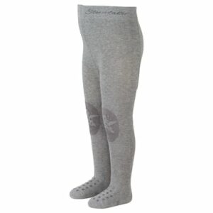 Sterntaler Krabbelstrumpfhose uni silber mel.