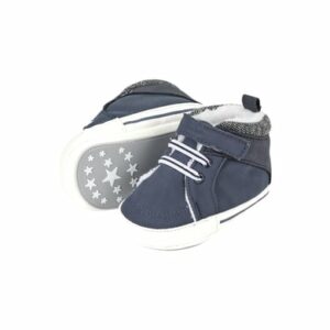 Sterntaler Babyschuh Materialmix marine