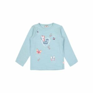 Salt and Pepper Langarmshirt Butterfly hellblau