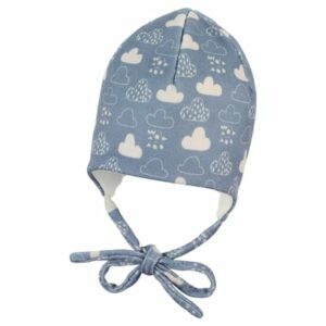 Sterntaler Beanie Wolken blau