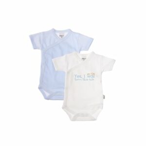 Liliput Wickelbody weiss-hellblau