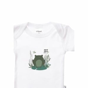 Liliput Baby-Bodies Frosch weiss/ gruen