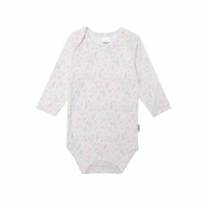 Liliput Baby-Body Blumen weiss-rosa