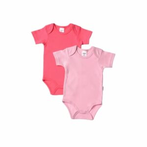 Liliput Kurzarmbody 2er-Set rosa/himbeere