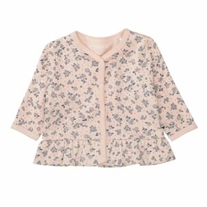 STACCATO Sweatjacke soft blush gemustert