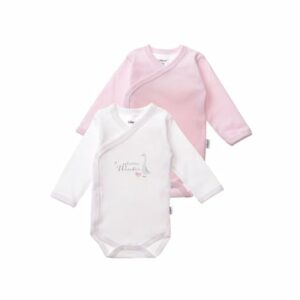 Liliput Wickelbody Geliebtes Wunder weiss-rosa