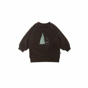 Liliput Sweatshirt 'Tannenbaum' braun