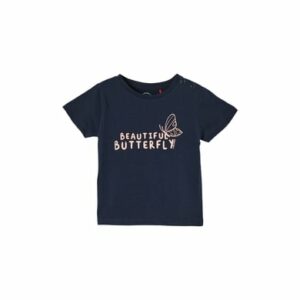 s.Oliver T-Shirt Butterfly blau