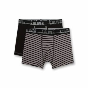 s.Oliver Boxershort Schwarz/Grau