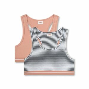 s.Oliver Bustier Weiß/Blau/Orange