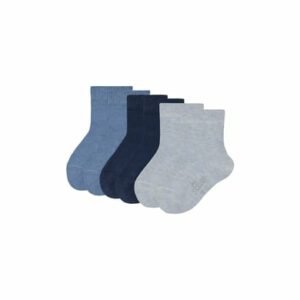 Camano Socken Baby 3er-Pack blue