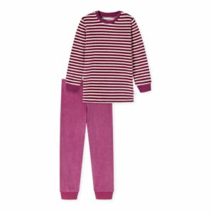 Schiesser Pyjama Cat Zoe Velours beere