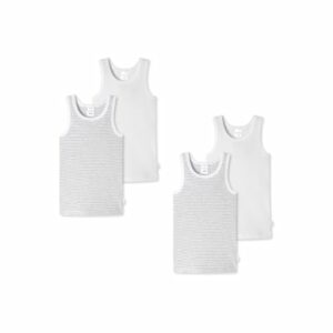 Schiesser Unterhemd Allday Basic blau/grau
