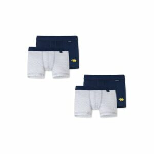 Schiesser Boxer Allday Basic blau/weiß