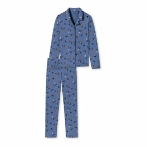 Schiesser Pyjama Animals blau