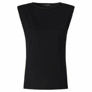 SUPERMOM T-shirt Shoulderpad Black