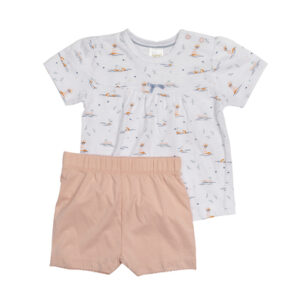 Dimo Tex T-Shirt + Hose Set Allover Print kurz