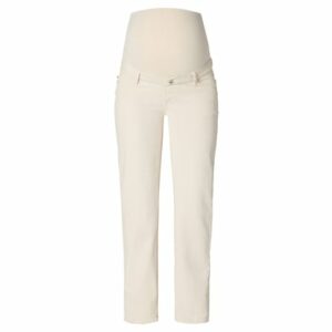 SUPERMOM Straight Umstandsjeans Brooke Bone White