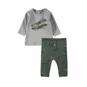 name it Baby Set Nbmskjalm Grey Melange