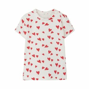 name it T-Shirt Nbfjoy White Alyssum Hearts