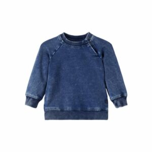 name it Sweatshirt Nbmbatruebo Medium Blue Denim