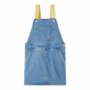 name it Latzkleid Nmffro Medium Blue Denim