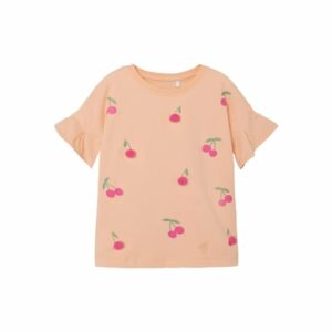 name it T-Shirt Nmffenja Peach Nectar