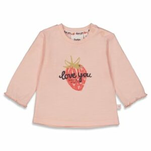 Feetje Langarmshirt Berry Sweet Rosa