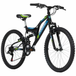 KS Cycling Kinder-Mountainbike 24'' Zodiac RH 38 cm schwarz-grün