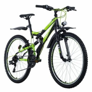 KS Cycling Mountainbike Fully ATB 26 Topeka schwarz-grün