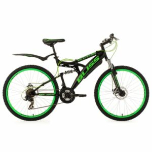 KS Cycling Fully Mountainbike Bliss 26 Zoll schwarz-grün