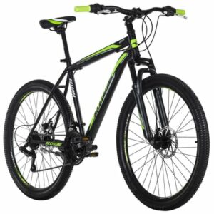 KS Cycling Mountainbike Hardtail 26 Zoll Catappa schwarz-grün schwarz-grün