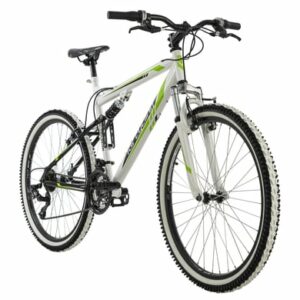 KS Cycling Mountainbike Fully 26 Zoll Scrawler weiß