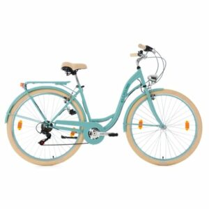 KS Cycling Damenfahrrad Cityrad 6-Gänge Balloon 28 Zoll türkis