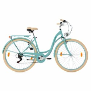 KS Cycling Damenfahrrad Cityrad 6-Gänge Balloon 28 Zoll türkis