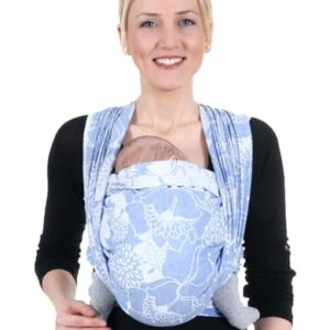 Hoppediz Gewebtes Babytragetuch Florenz blau