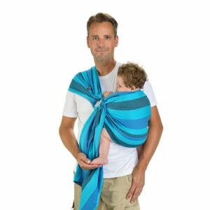 Hoppediz Babytragetuch gewebter Ring-Sling Dublin