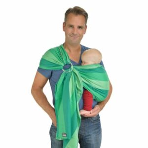 Hoppediz Babytragetuch gewebter Ring-Sling Lima