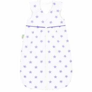 odenwälder Babynest Jersey Schlafsack Anni stars soft violett