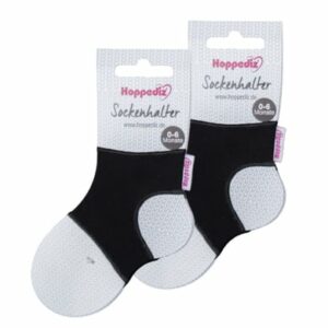 Hoppediz Sockenhalter Hop-Soxx 2-er Set schwarz