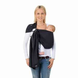 Hoppediz Babytragetuch gewebter Ring-Sling Mailand