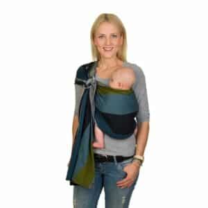 Hoppediz Babytragetuch gewebter Ring-Sling Aberdeen