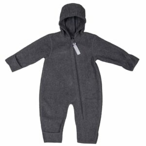 Hoppediz Baby Overall mit Umschlagbündchen anthrazit 